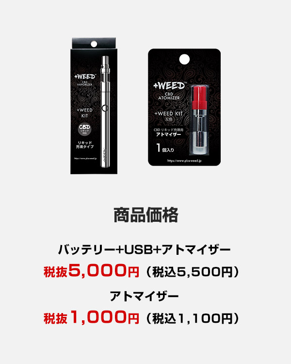 プラスウィード　CBDリキッド プラスウィード E-リキッド CBDフルスペクトラム20%＜ネイチャー