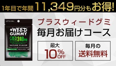 毎月お届けコース食べるCBDグミ
